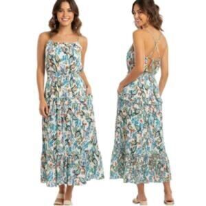NWT Lost + Wander Anthropologie Floral Maxi Dress – Size S Boho Cottagecore